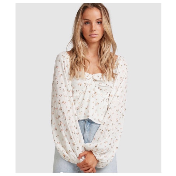 Billabong Romantic Peasant Top - Picture 4 of 10